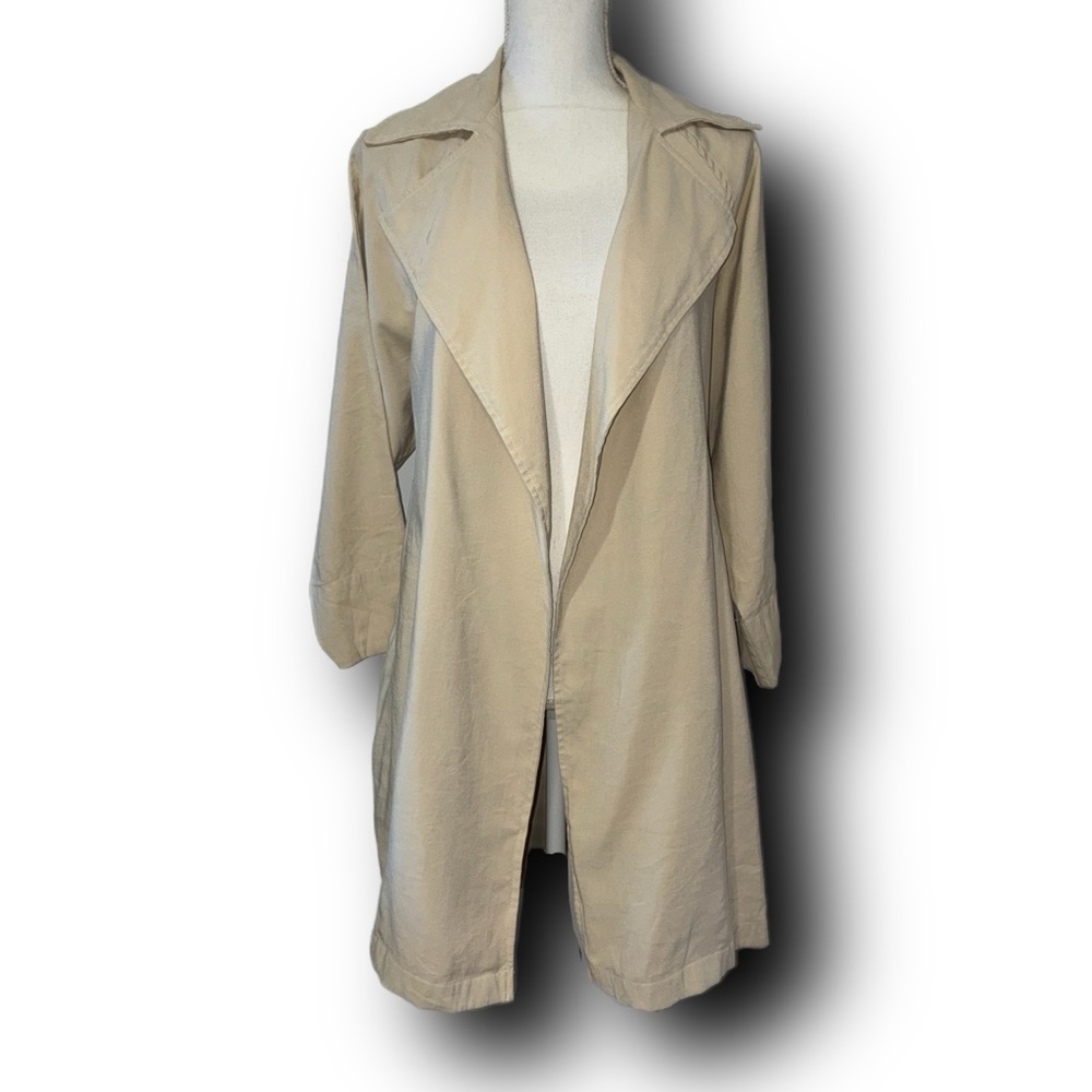 Philosophy Republic Cream Trench Jacket Classic Retro Preppy Academia Vibes